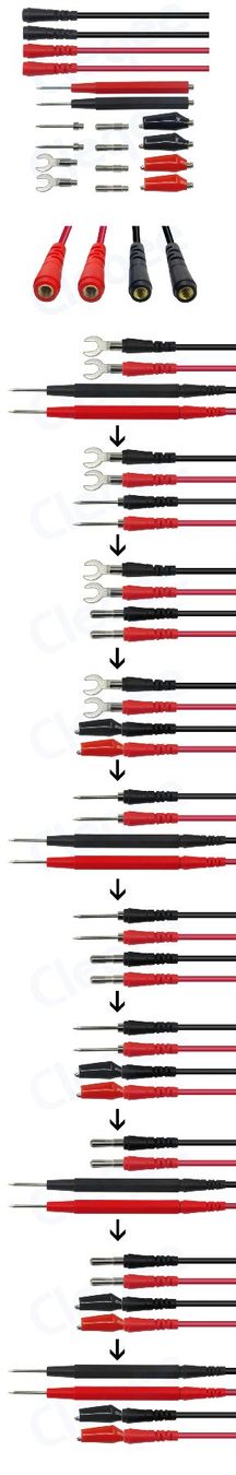 Radiocomunicazione: Universal Messkabel Elektronik, 16-teiliges Kabelset – Nuovo e nell'imballaggio originale da Zürich venduto da buyfinest 6