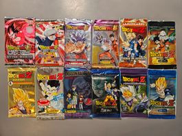 12x Dragonball Z Karten Booster Packs - Vintage Sammlung!