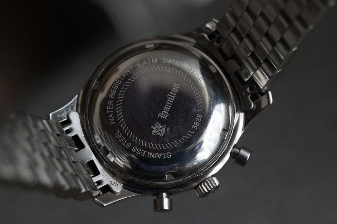 Hamilton Orologi: Hamilton khaki field chronograph, 7750 – Usato da Eschert venduto da Watchlegend 6