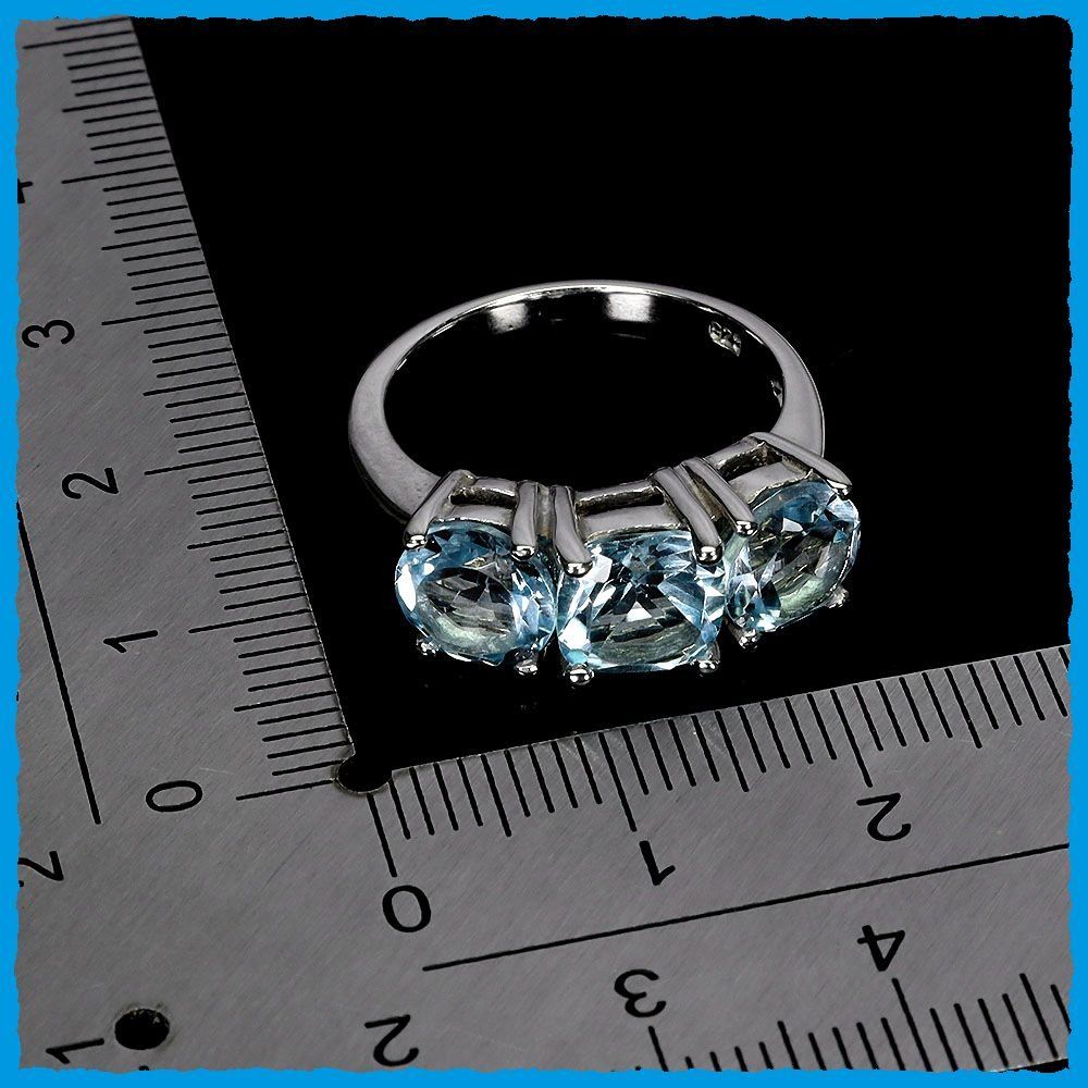 Anelli: Sky Blue Topas Ring 925 Silber – Nuovo e nell'imballaggio originale da Oberglatt ZH venduto da Goldfee1 2