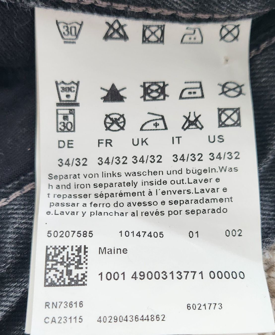 Jeans: Schwarze Jeans BOSS (Size M) – Gebraucht aus Wagen von KrisBV83 4
