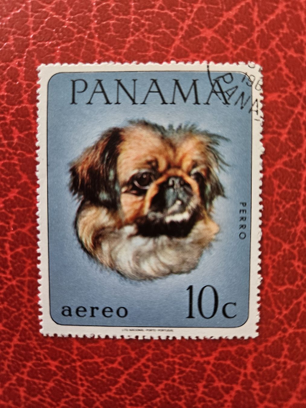 Alle Briefmarken: Briefmarke Panama Hund 10c luftpost 1966 – Gebraucht aus Heimenschwand von chr_p2jp