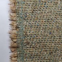 Designer Merino Stoff Tweed Lurex 2.2x1.45m grün