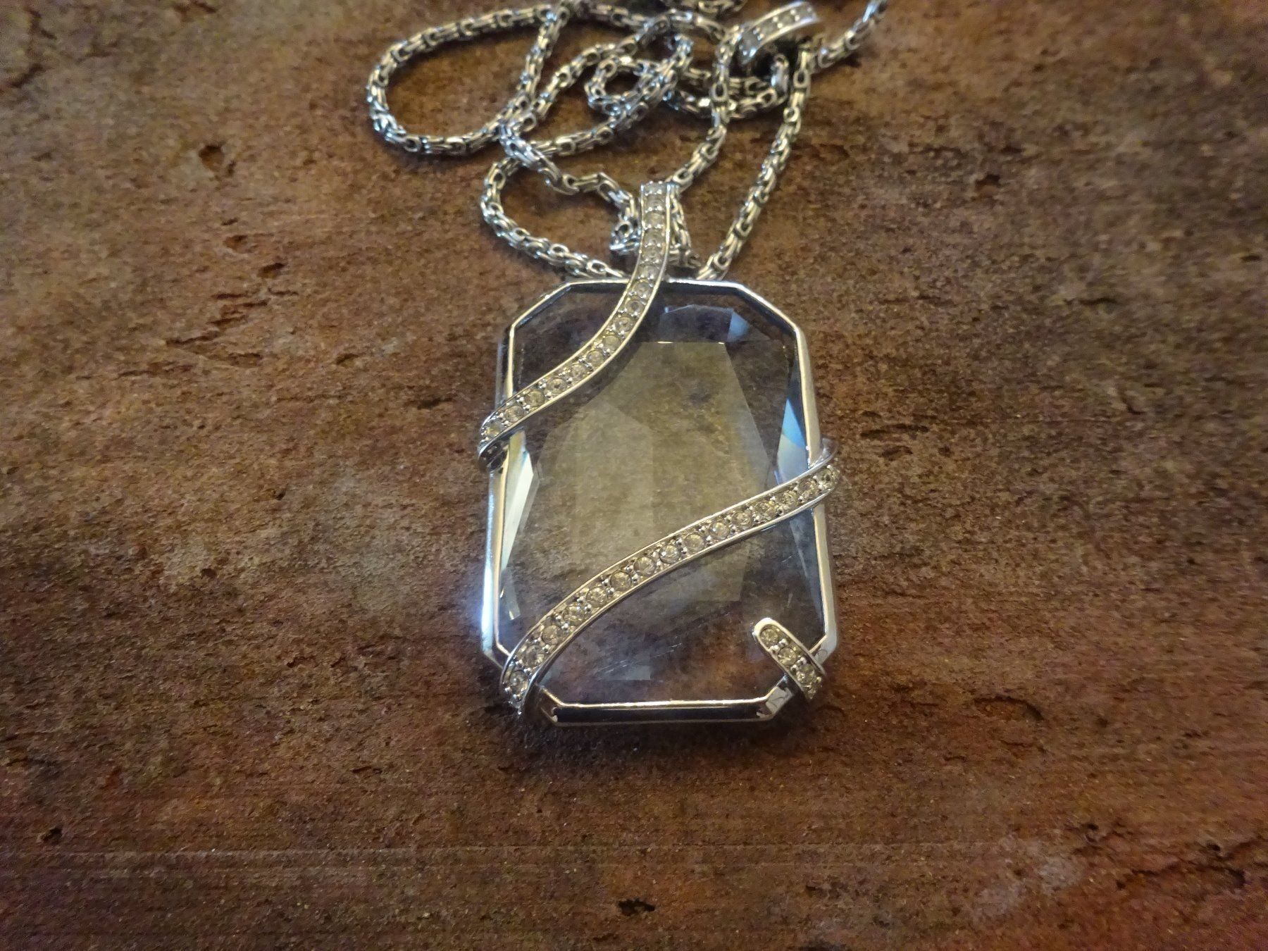 Catenine: Kette hellblauer Kristall / SWAROVSKI – Usato da Esslingen venduto da FetteSchnecke 1