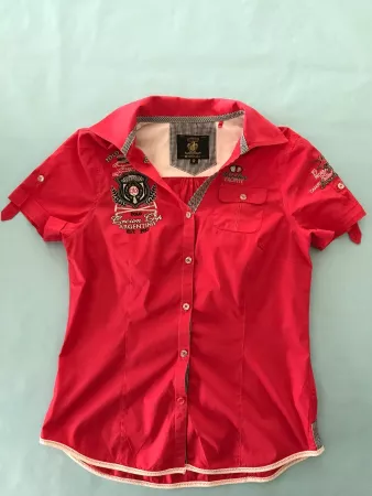 SUPERIOR SOCCX Black Damen Bluse rot