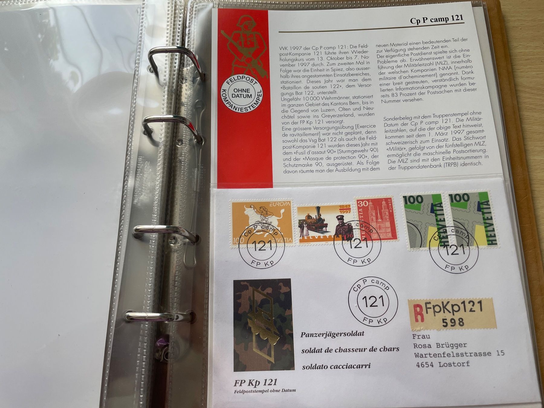 Tutti i francobolli: 21 DOC. MILITAIRE FELDPOST – Usato da Sonceboz-Sombeval venduto da Comment2 2