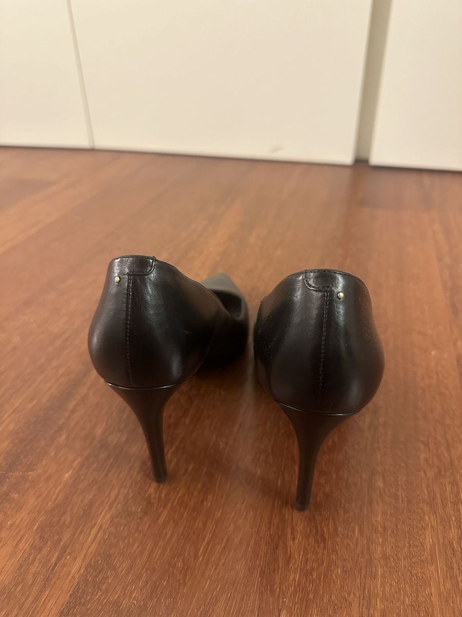Damenschuhe: Stella Luna black pumps heel size 38 leather – Gebraucht aus St. Niklausen LU von lau_259n 3