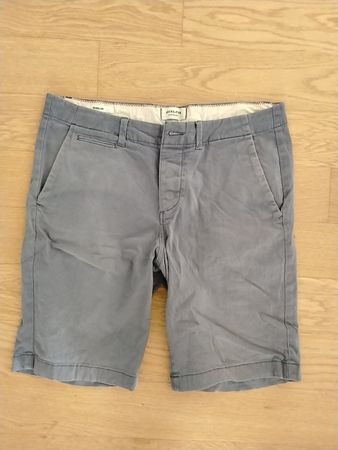 Herren Chino Shorts Jack Jones Grau Grösse M guter Zustand