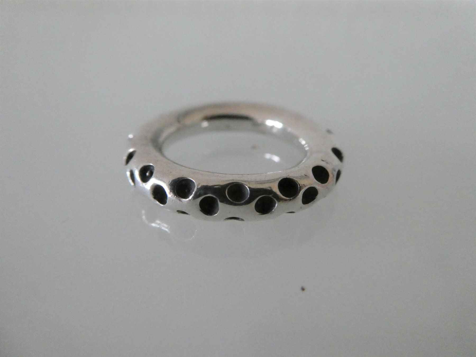 Anelli: Silberring massiv, 925, Gr. 50 (15.9mm) – Nuovo (secondo la descrizione) da Gattikon venduto da kaandooh