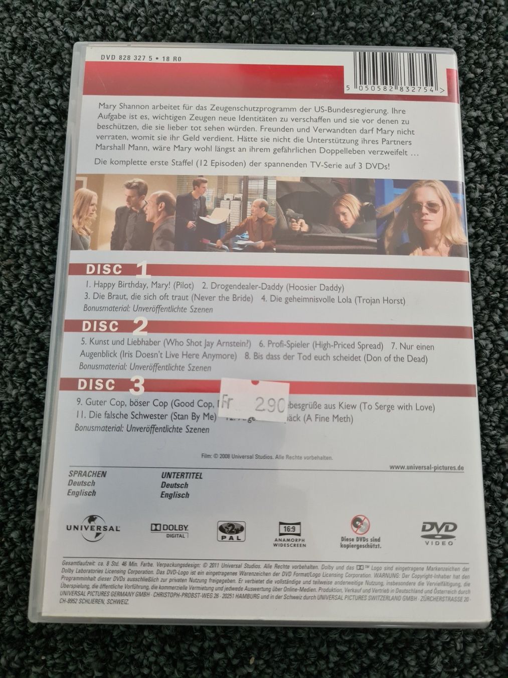 Tutti i DVDs: IN PLAIN SIGHT STAFFEL 1 – Usato da Ruswil venduto da jan_bxl5 1
