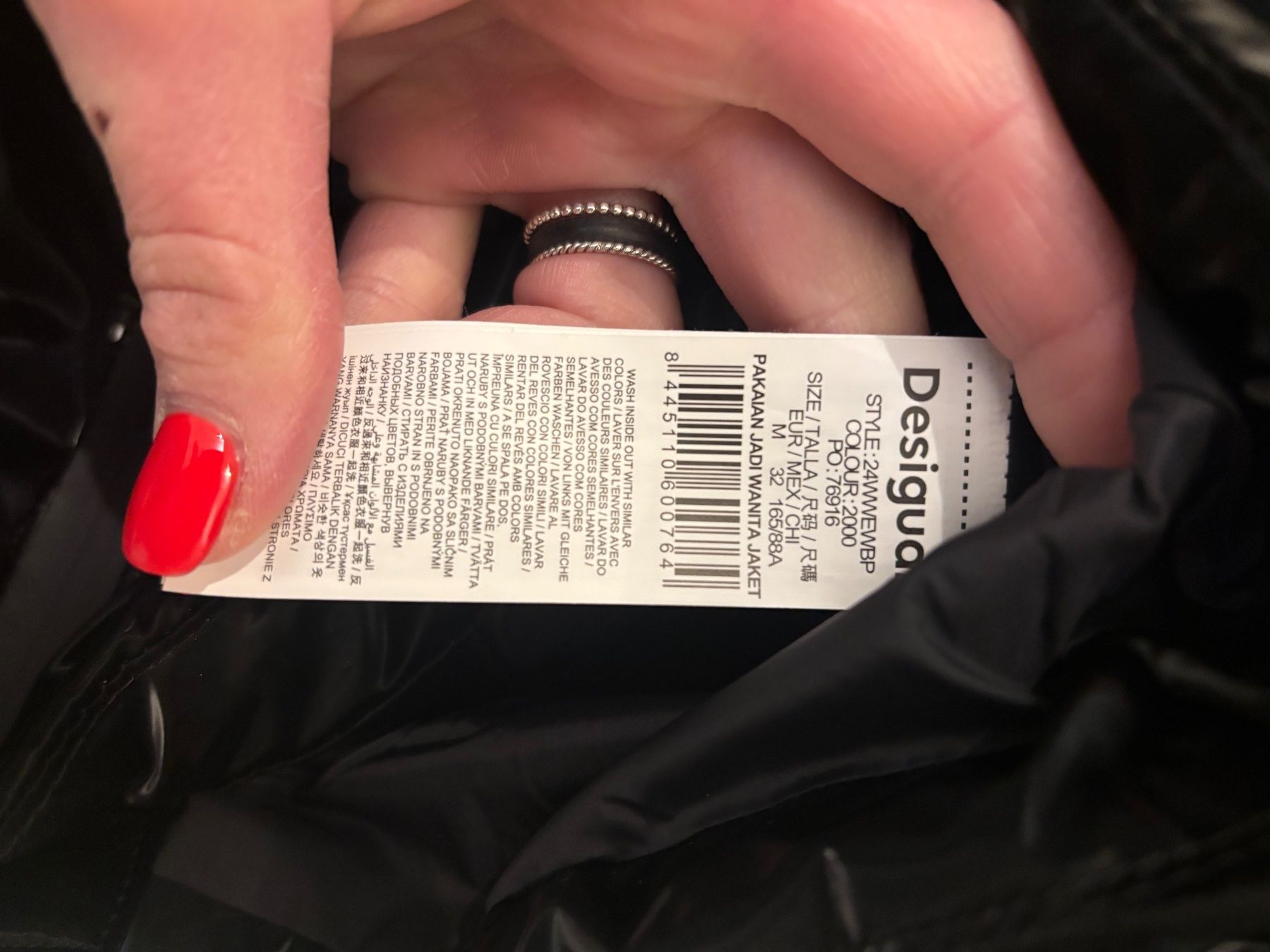 Desigual Giacche: Desigual Modell Flam, Grösse 36, schwarz – Usato da Reinach BL venduto da Sharky01 2