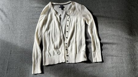 Weisser Tommy Hilfiger Cardigan S Baumwolle