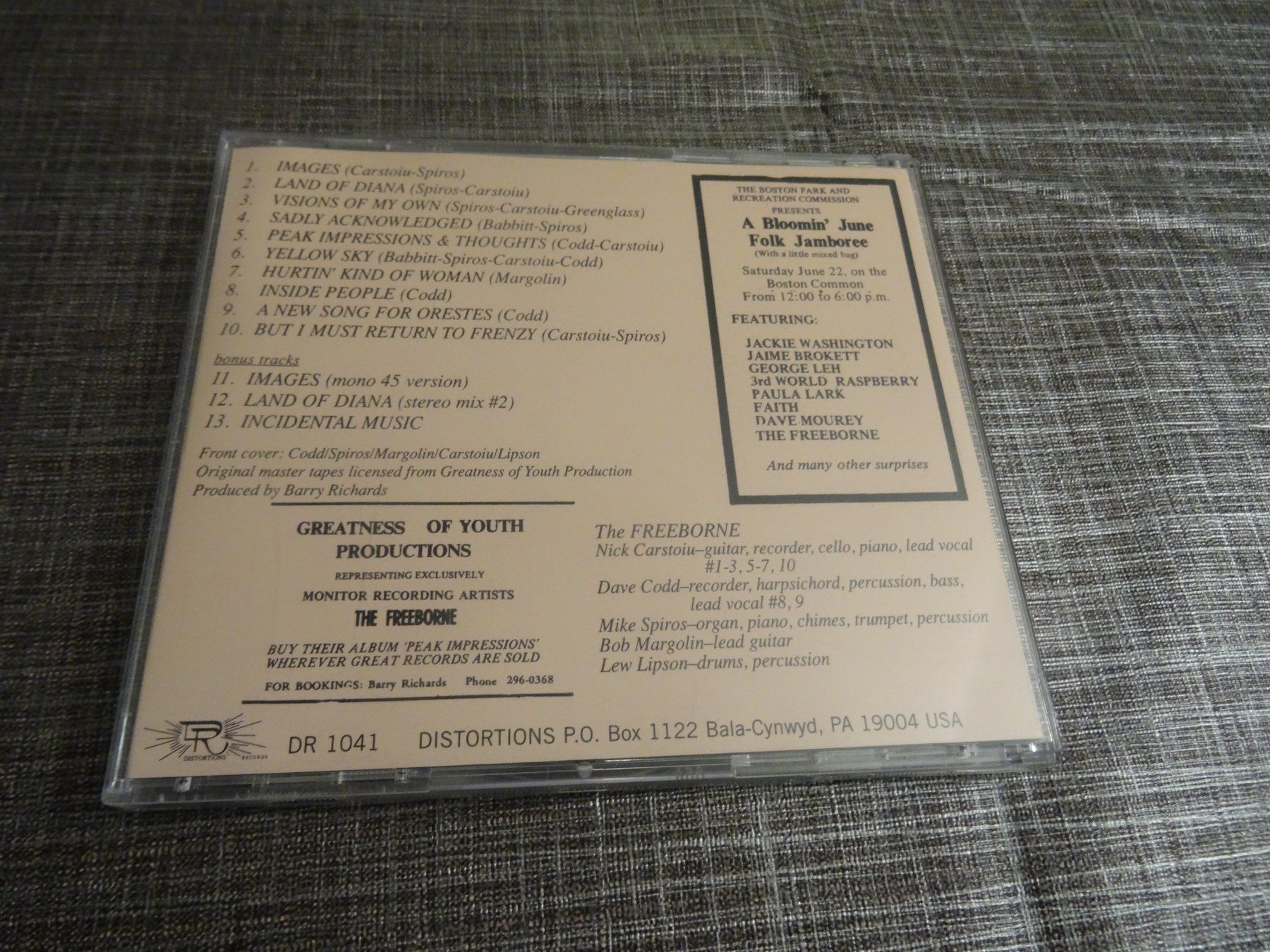 CDs: Freeborne - Peak Impressions - CD – Gebraucht aus Olten von Disc-Ausverkauf 1