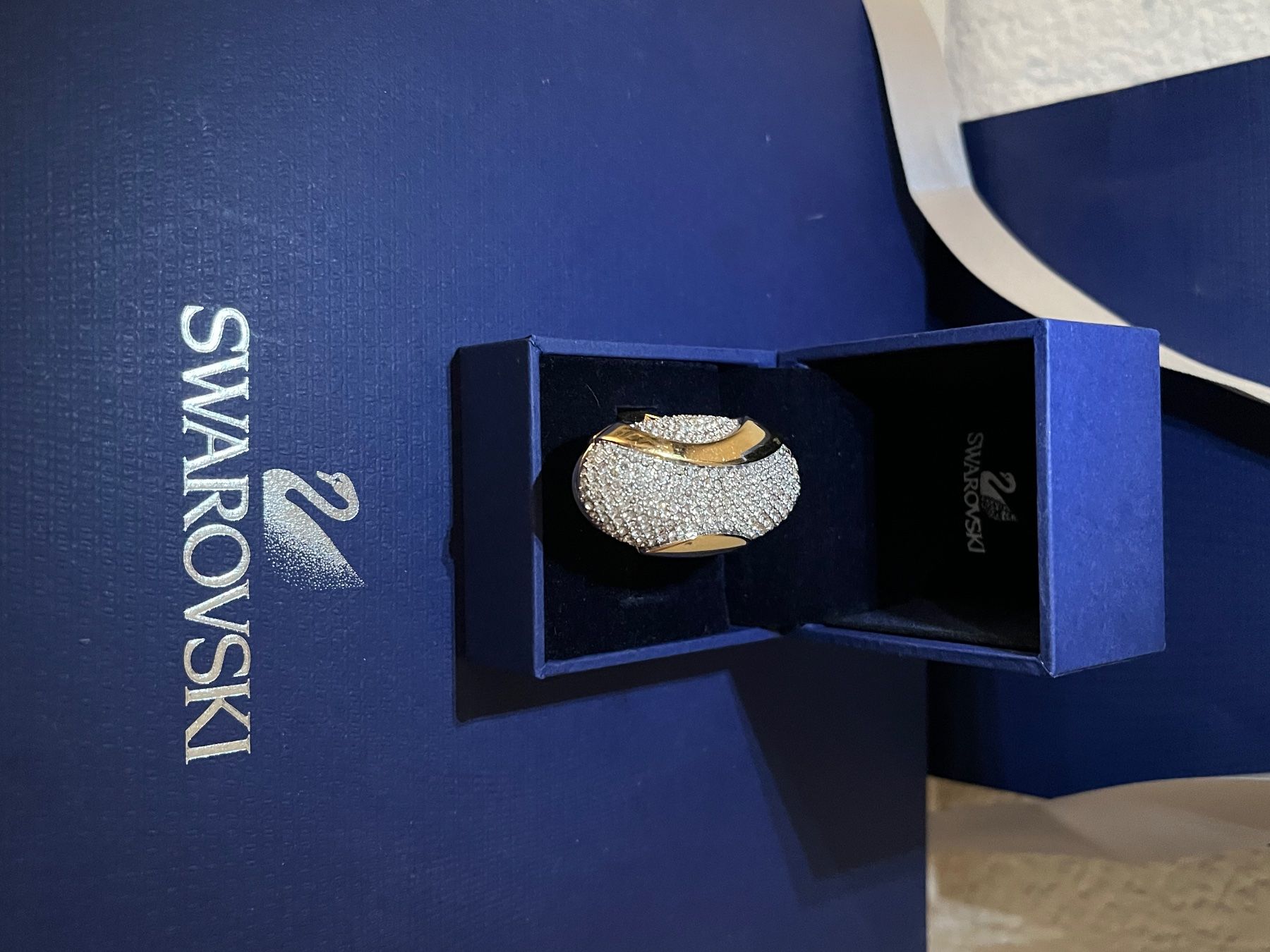 Swarovski Anelli: Swarovski statement Ring Gr 58 – Usato da Kirchleerau venduto da Dalmi220 5
