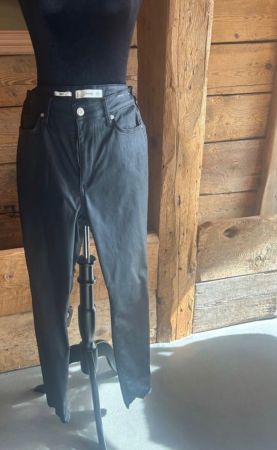 Mango set pantalon en jeans enduit + chemisier