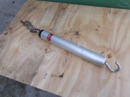 BODAN Federwaage 25 Kg Silber Metall Aluminium guter Zustand