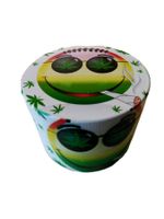 Grinder Metall High Smileys Ø50mm 4 tlg. Leo