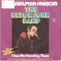 The Elton Band  --  Philadephia Freedom   Single7