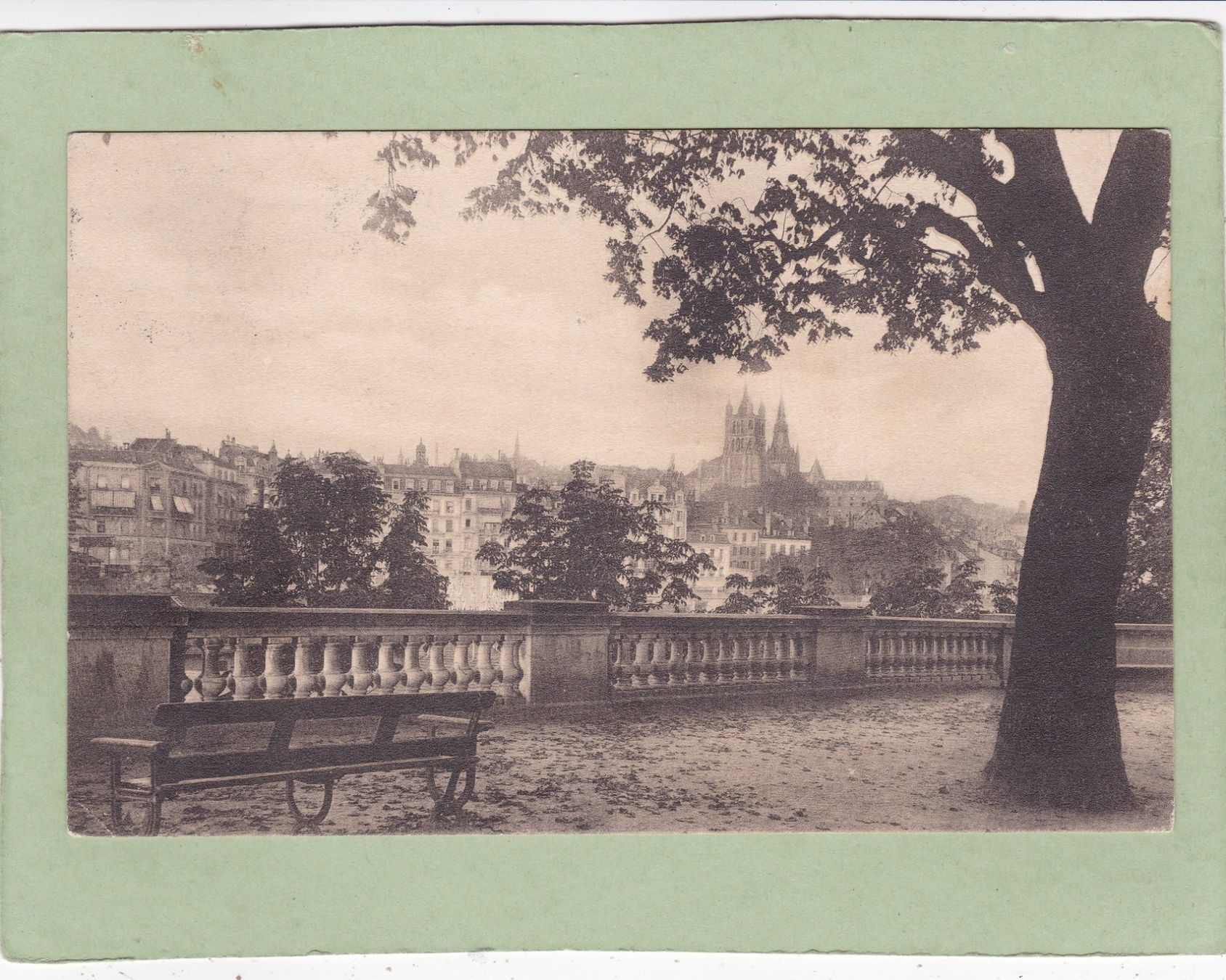 Cartoline postali: Lausanne vu de Montbenon 1911 – Usato da Herisau venduto da Lisegrat2008