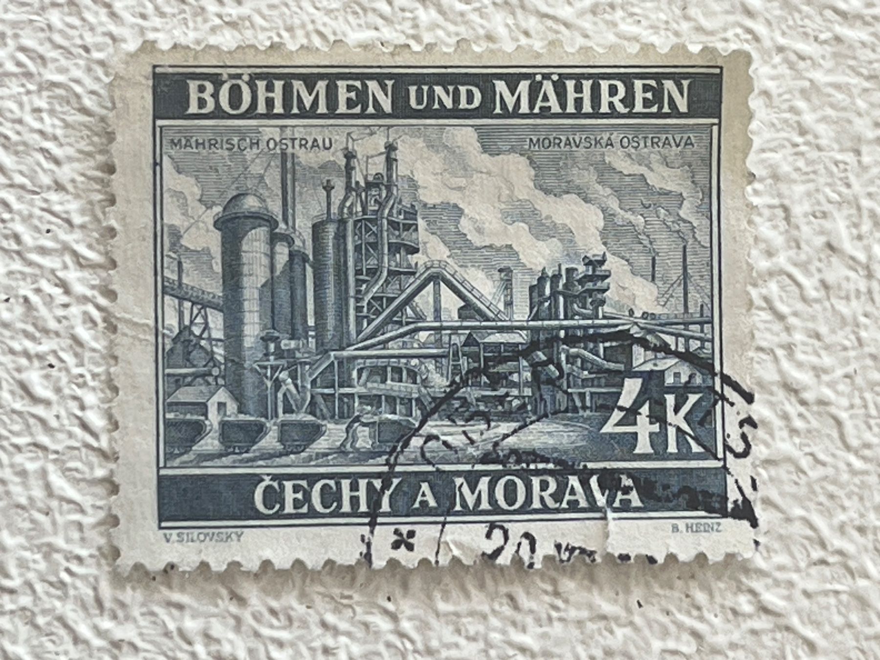 Alle Briefmarken: Bohmen und Mahre Briefmarke – Gebraucht aus Chiasso von AzenYa