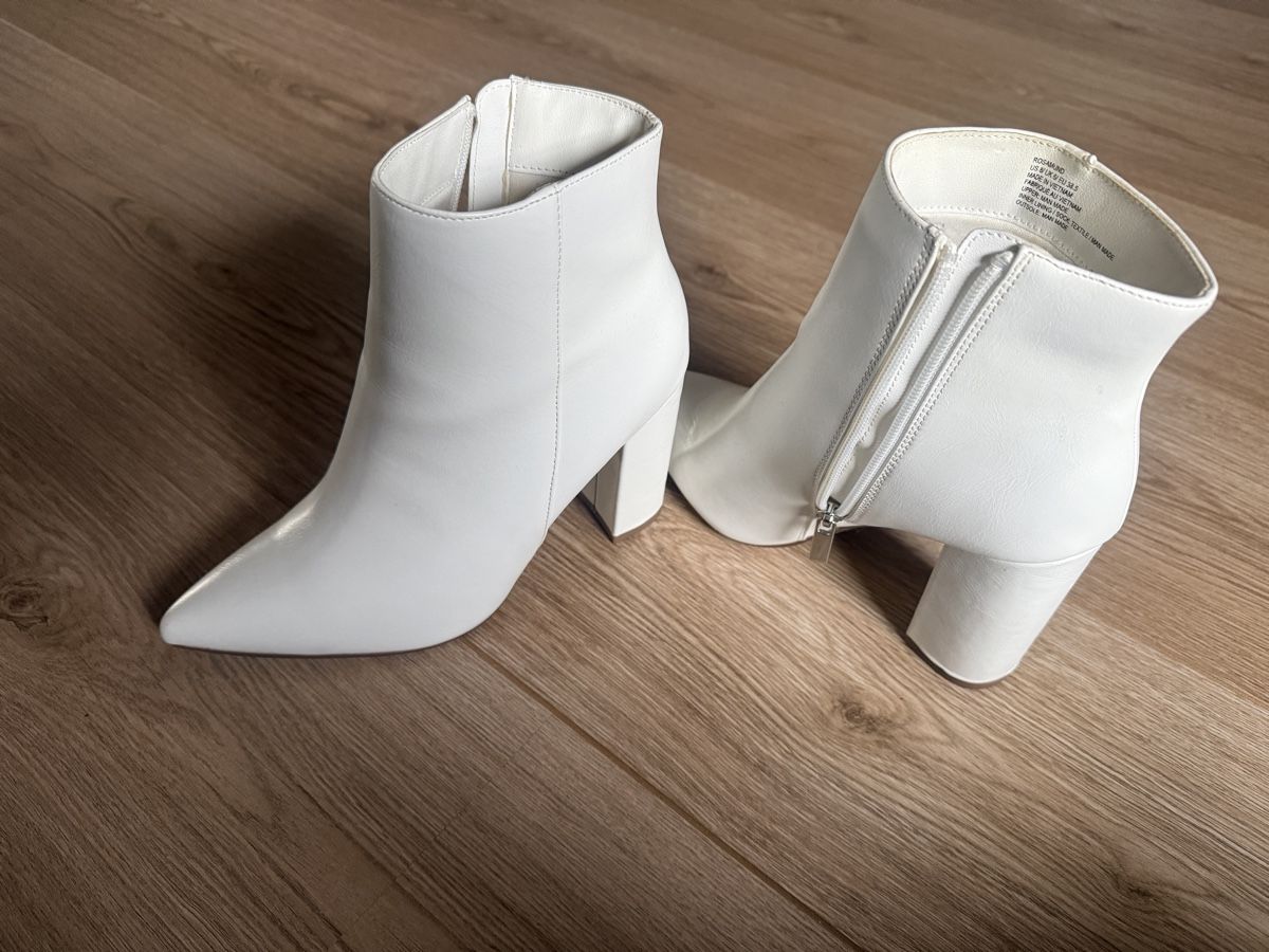 Scarpe da donna: Bottines à talons blanches (38.5), justfab – Usato da Grand-Lancy venduto da laura_oeg 1