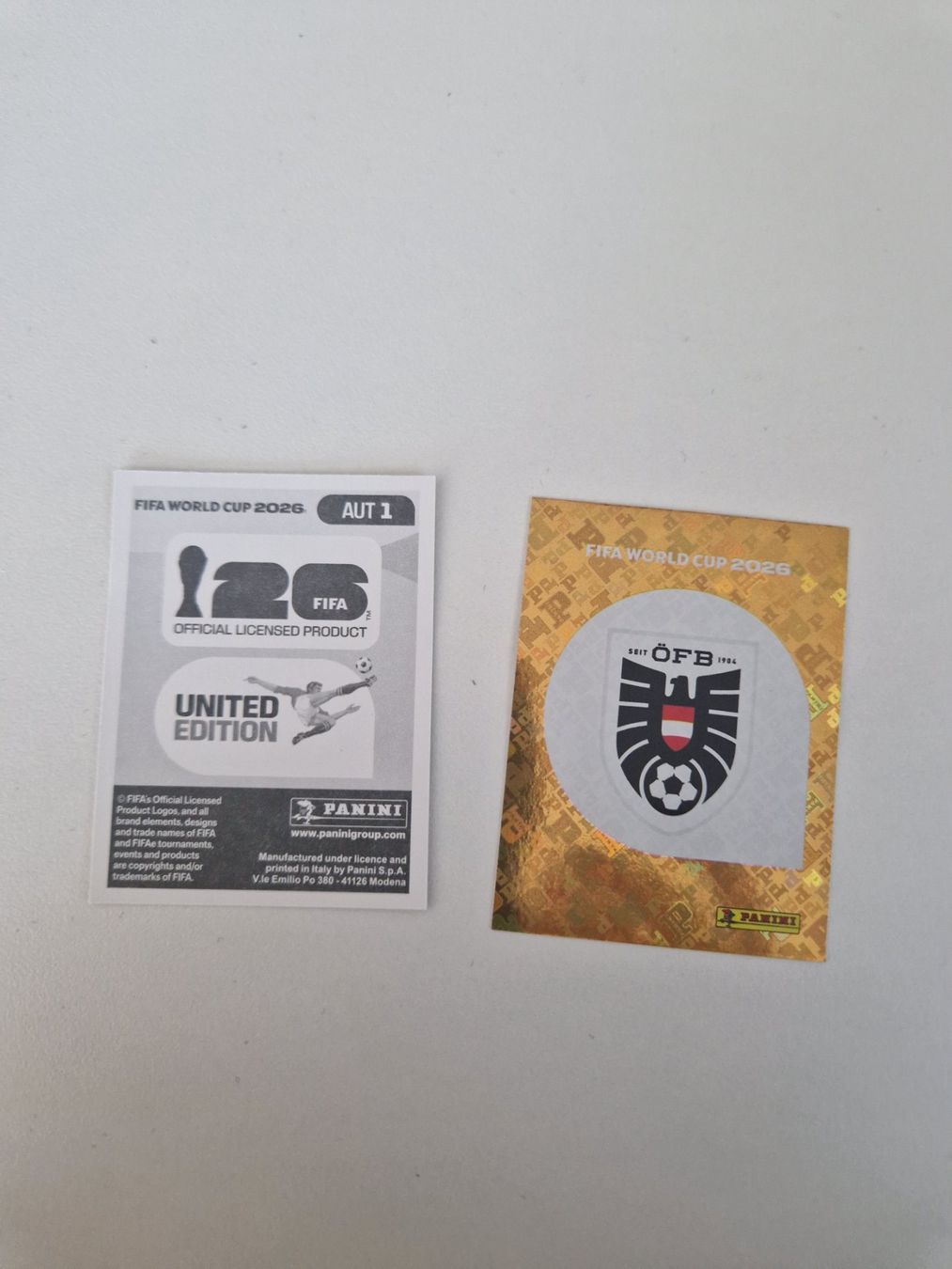 Panini Cartes à collectionner: Panini Sticker AUT1 – Neuf (Voir description) à Stüsslingen par white_angel86