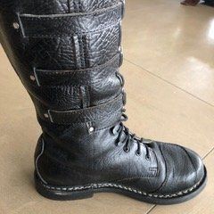Herrenschuhe: Biker Stiefel handgefertigt Gr. 42.5 – Gebraucht aus Zollikon von Chica13.11. 7
