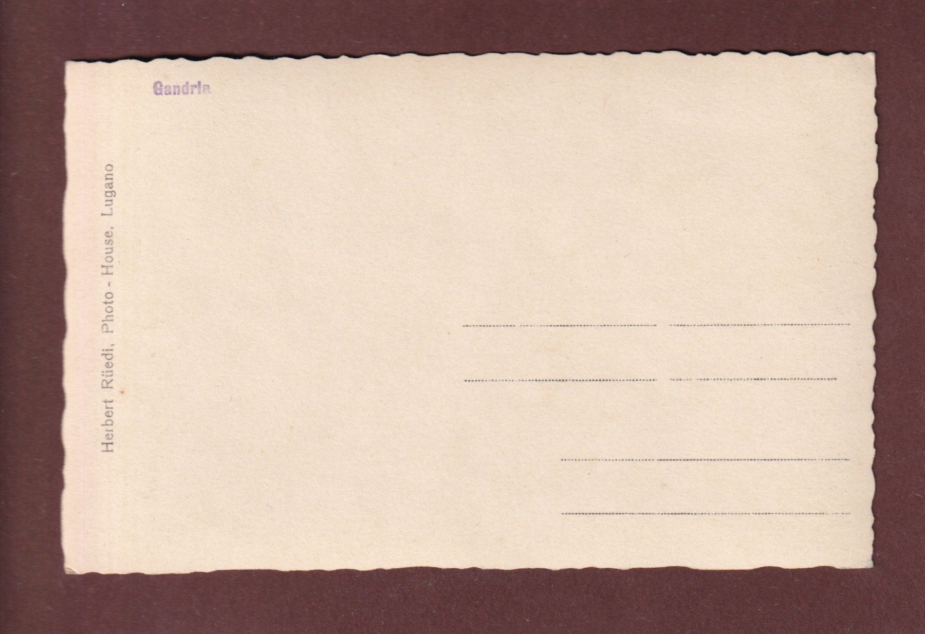 Cartoline postali: GANDRAI - San Salvatore – Usato da Pully venduto da nicecards-shop 1