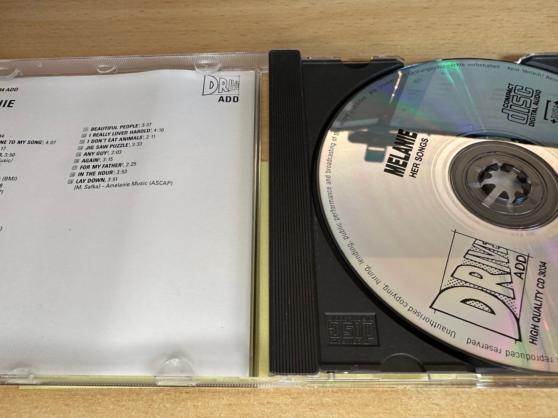 CD: A2 Melanie – Her Songs – Usato da Rikon im Tösstal venduto da Alpenmutz 2