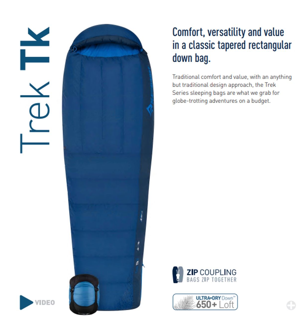 Sea to Summit Schlafsäcke: SEA TO SUMMIT Trek TKII Regular - Schlafsack – Gebraucht aus Wolfhausen von camping-outlet 1