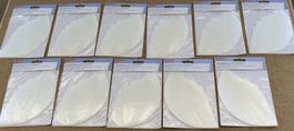 LOT LAMPENSCHIRMHÜTCHEN AUS IRON-ON-FOLIE GLÄNZEND NEU