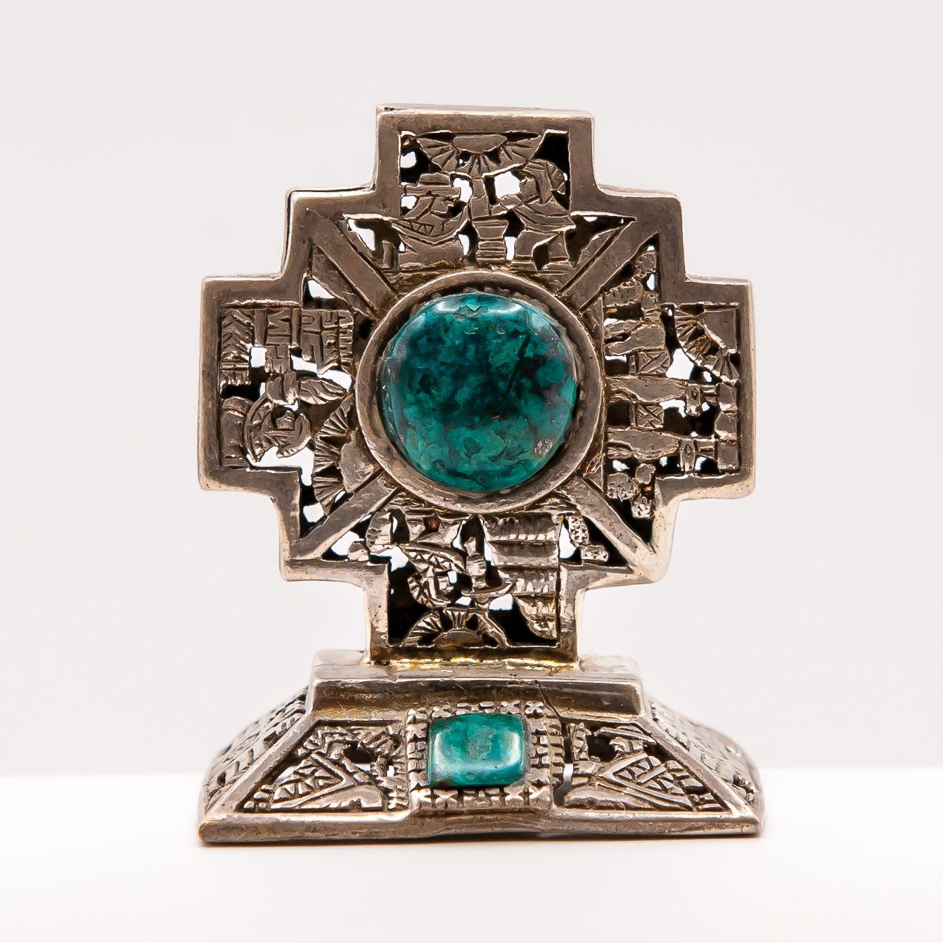 Tutte le decorazioni: Inka Symbol Chakana in Silber – Usato da Unteriberg venduto da reso1973
