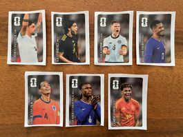 7 Coca Cola Panini WM 2026 Sticker Kleber Bilder