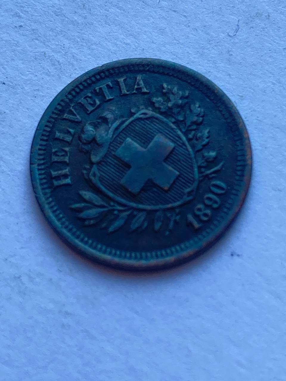 Alle Münzen: Schweiz 1 Rappen 1890 – Gebraucht aus Muralto von manueldisaba01 1