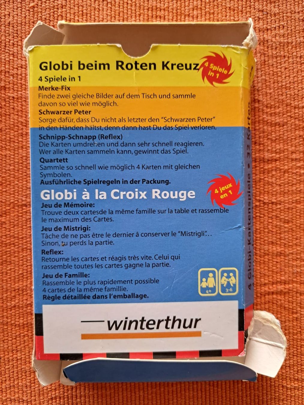 Giochi: Quartett "Globi beim Roten Kreuz" – Usato da Biel-Benken BL venduto da Salomonssiegel 2