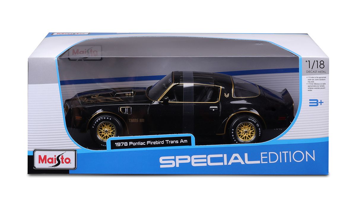 Pontiac Modellini d'auto: Pontiac Firebird Trans Am 1978 1:18 – Nuovo e nell'imballaggio originale da Basel venduto da Zomeg