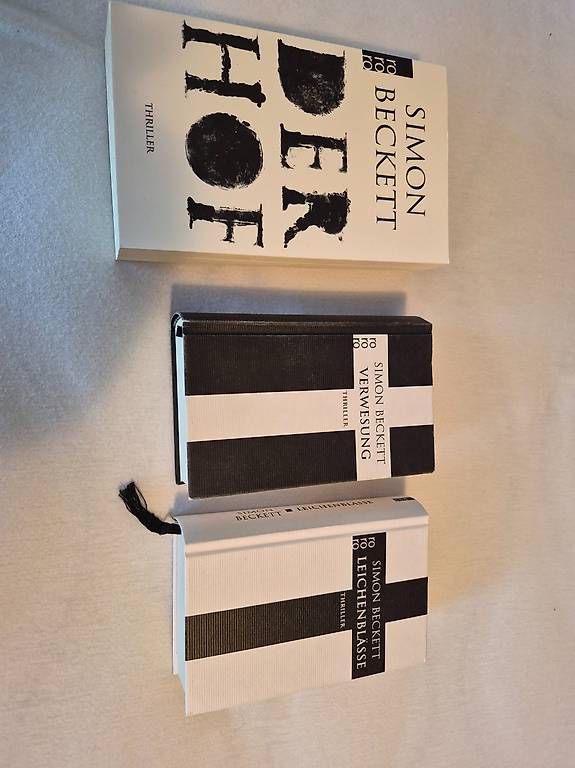 Libri: 3 Bücher Simon Beckett – Usato da Wileroltigen venduto da smo_96pw