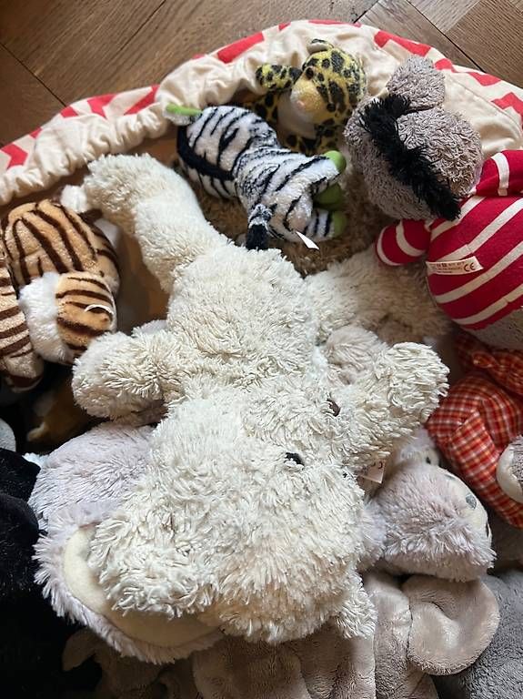 Jouets: Rund 30 Stofftiere – D'occasion à Zürich par cat 3