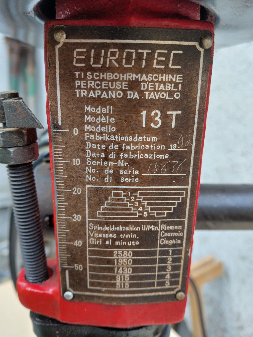 Trapani: Kleine Standbohrmaschine – Usato da Näfels venduto da Mboenis 4