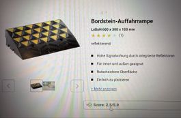 Auffahrrampe