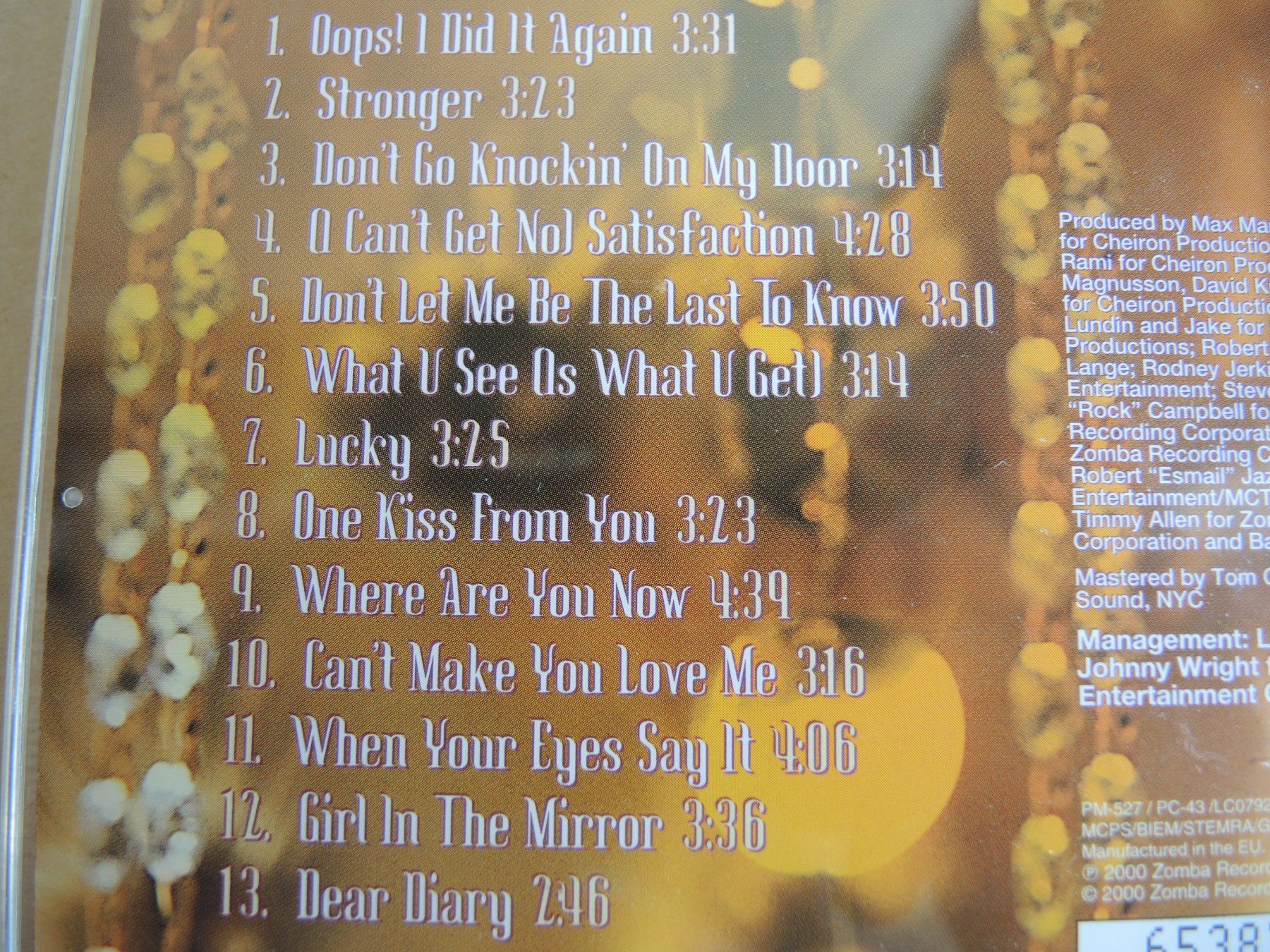 CD: Britney Spears - Oops!... I Did It Again CD – Usato da Rorschach venduto da Pop-upBrocki 2