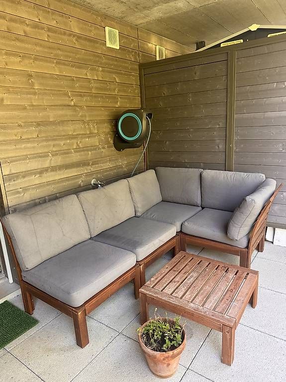 Divani: Ikea NÄMMARÖ Gartenmöbel Ecksofa 4-sitzig mit Tisch – Usato da Lyss venduto da sin_c5fh 3