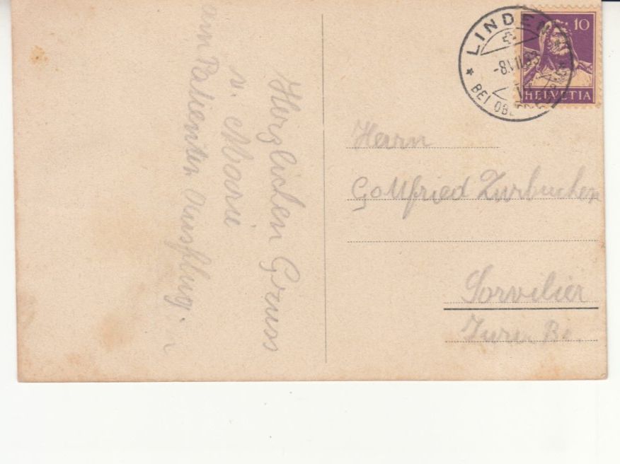 Cartoline postali: Ebersold 1933 – Usato da Bürglen TG venduto da StampGraf 1