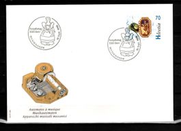1996 - FDC / Musikdosen und -automaten / Fingerring mit ....