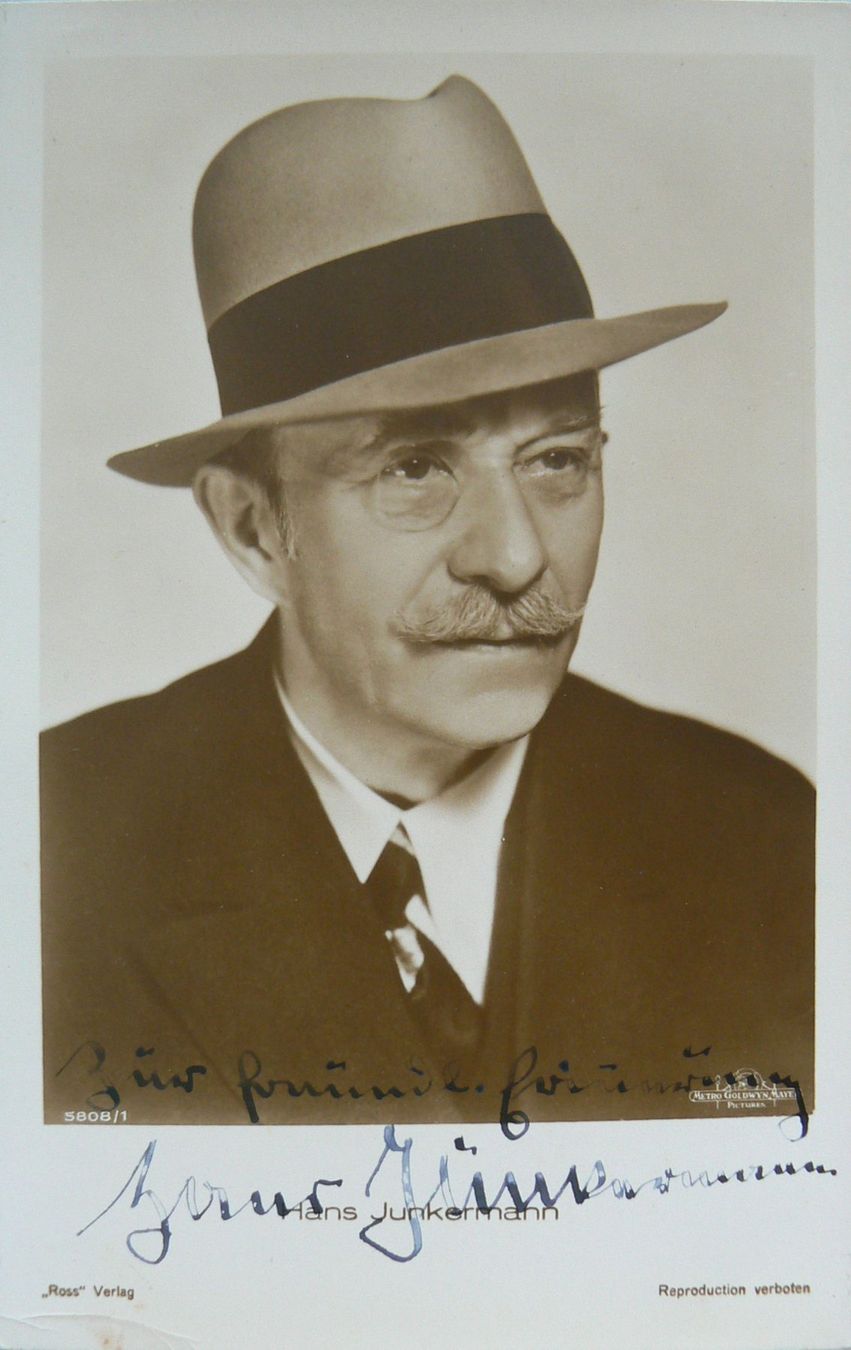 Autogramme: Hans Junkermann (1872-1943) Schauspieler - Autogramm – Gebraucht aus Dietikon von cyranos1