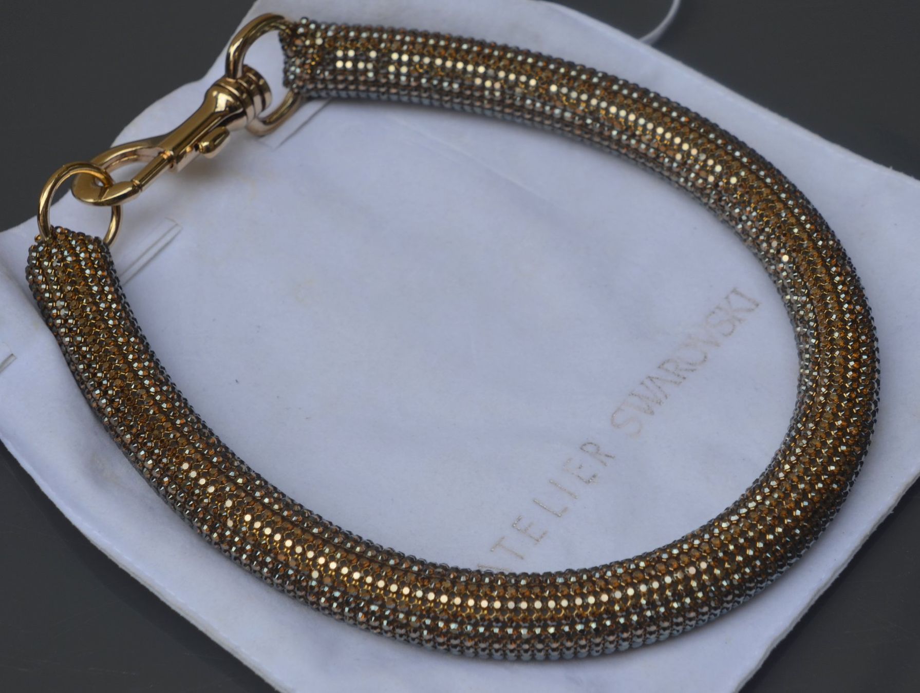 Swarovski Catenine: Atelier Swarovski Halskette / collier – Usato da Collonges venduto da arashee 2