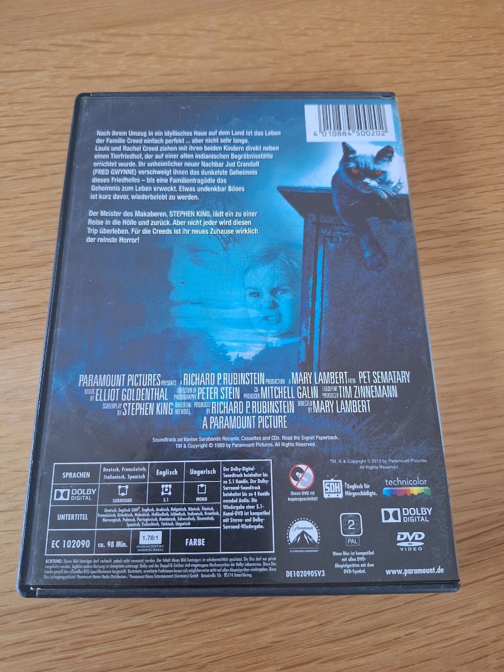 Alle DVDs: Dvd Friedhof der Kuscheltiere – Gebraucht aus Wanzwil von chlinih93 1