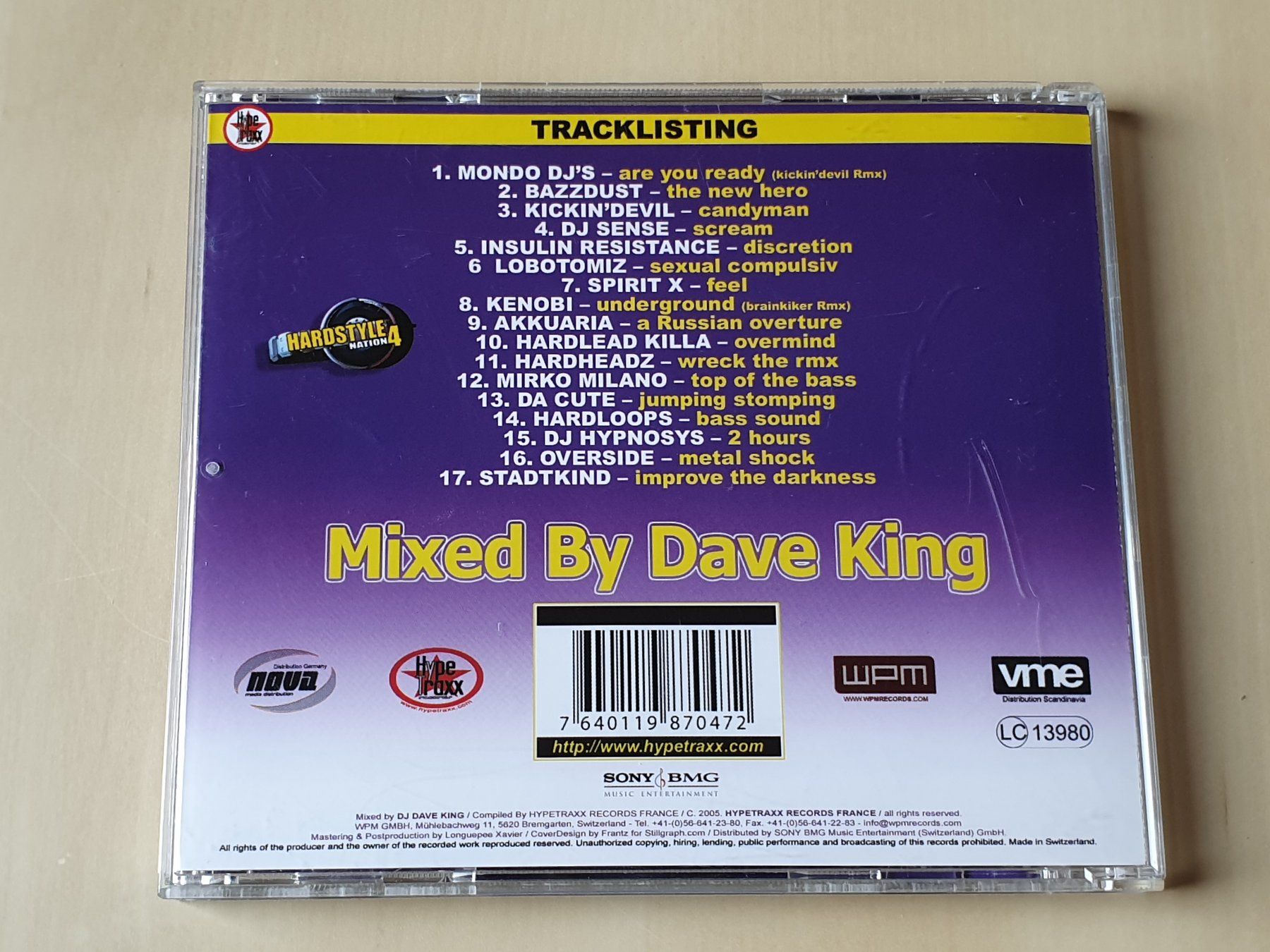 CD: Hardstyle Nation 4 – Usato da Stansstad venduto da collectorsshop 1
