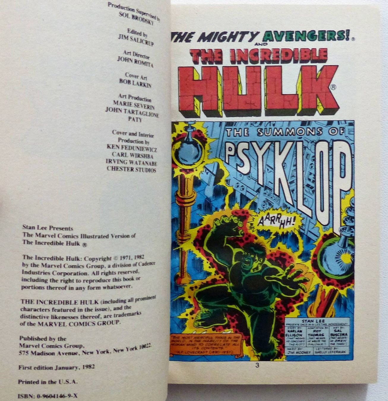 Fumetti: X-MEN & HULK STAN LEE PRESENTS MARVEL DIGEST 1ST PRINT 1982 – Usato da Lugano venduto da YouWantUS 5
