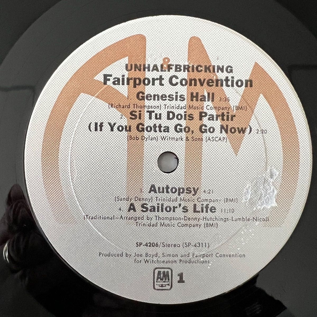 Dischi in vinile: Fairport Convention - Unhalfbricking / US-Press. – Usato da Gais venduto da soundcave57 3